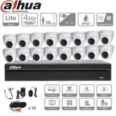 Dahua kit 16 caméras dômes 4mp coaxial